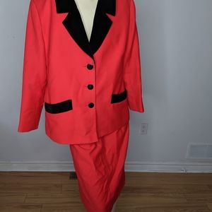YVES SAINT LAURENT - blazer and skirt - YSL